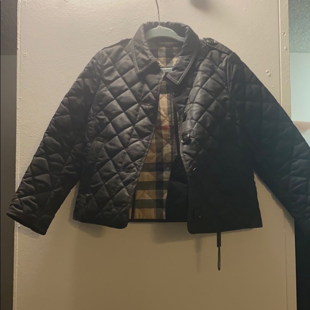 Burberry Girls Diamond Quilted Jacket
